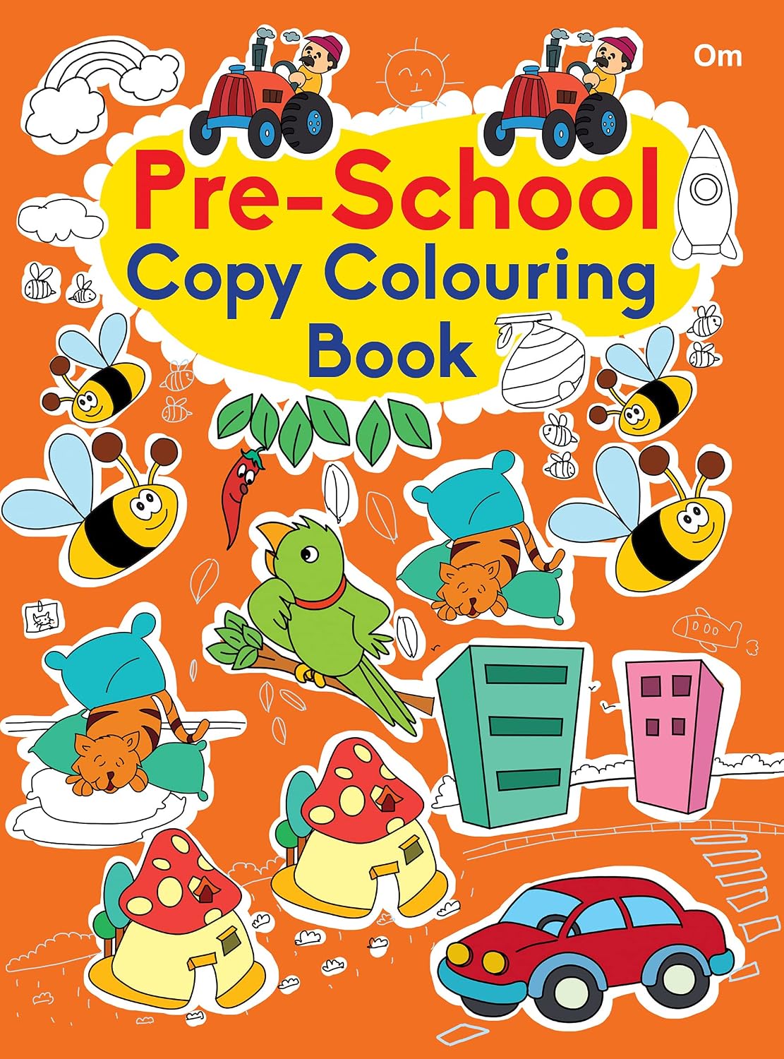 Copy Colouring Book: Preschool