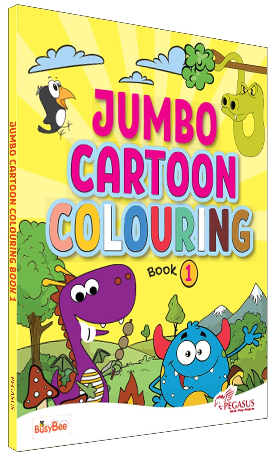 Jumbo Cartoon Colouring Book 1