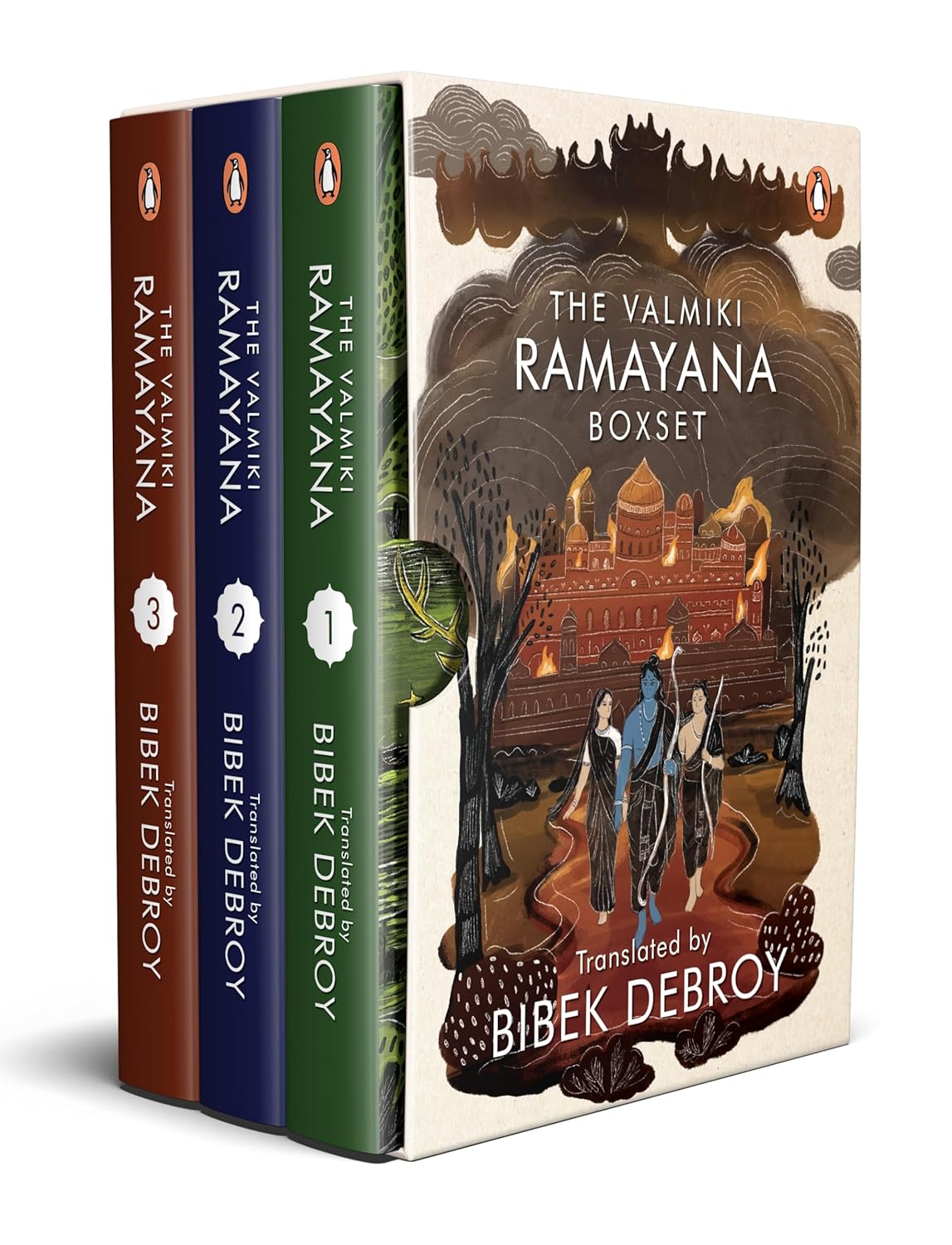The Valmiki Ramayana (volume 1-3): Premium Collectors' Edition