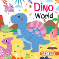 Booktopus Square Puzzle Board Book - Dino World Learning Puzzle With Easy Grip Pieces - Educational Toys for Kids 4+ Years - Motor Skills De: Puzzle Book
