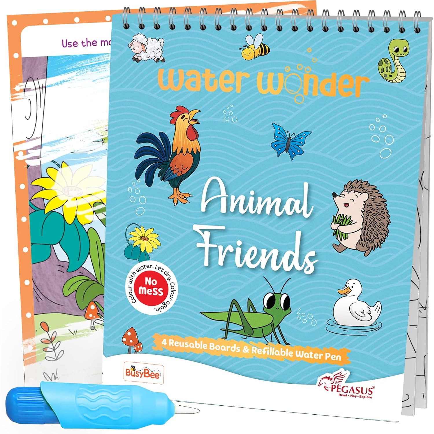 Reusable Magic Water Colouring Book for Kids