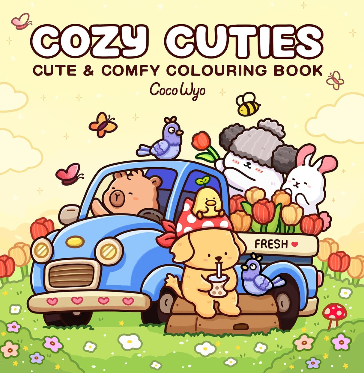 Cozy Cuties: Coloring Book