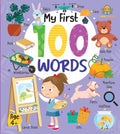 Booktopus Board Book - My First 100 Words - Early Learning Books for Kids - Picture Books for Baby 4+ Years