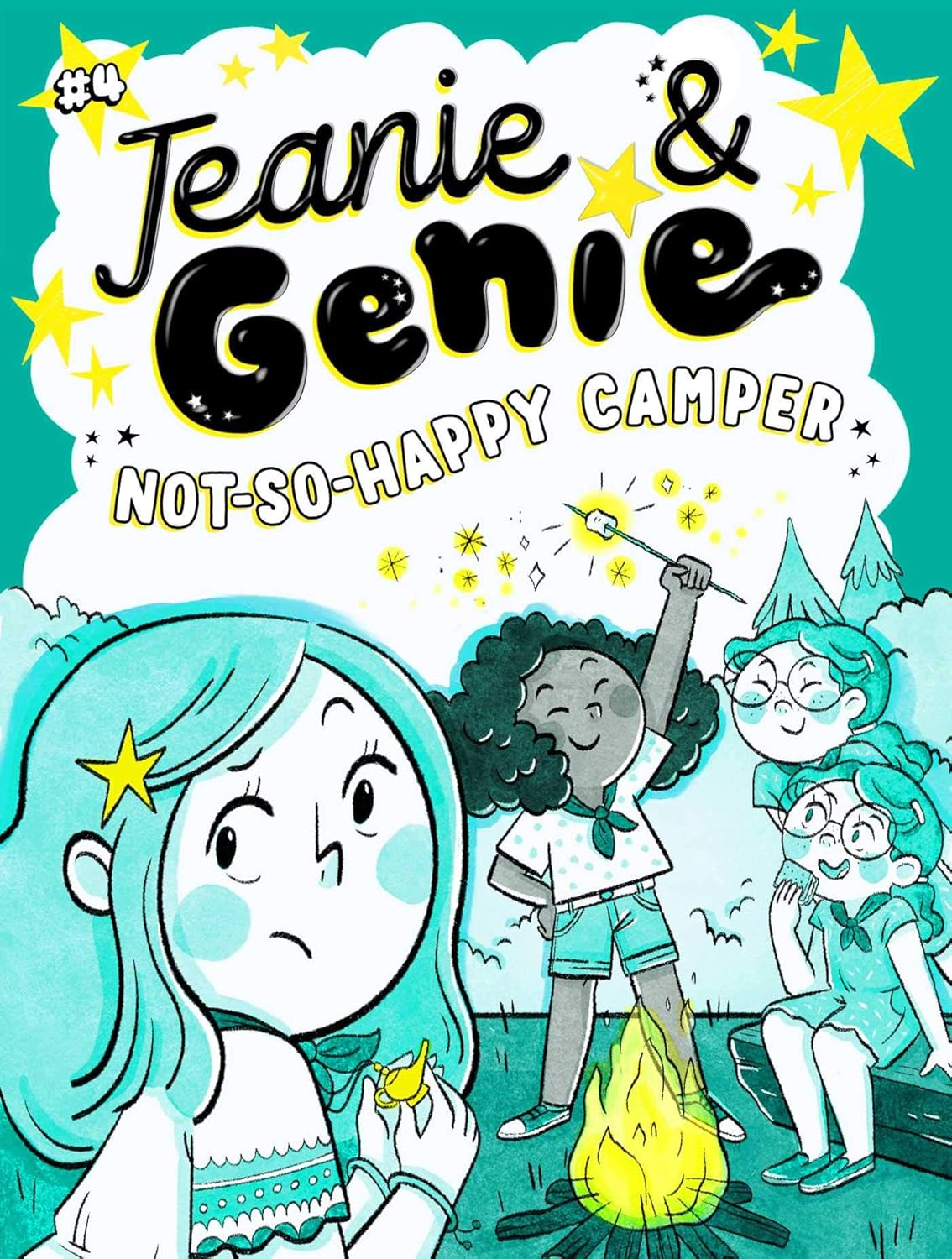 Not-so-happy Camper: Volume 4 (jeanie & Genie, 4)