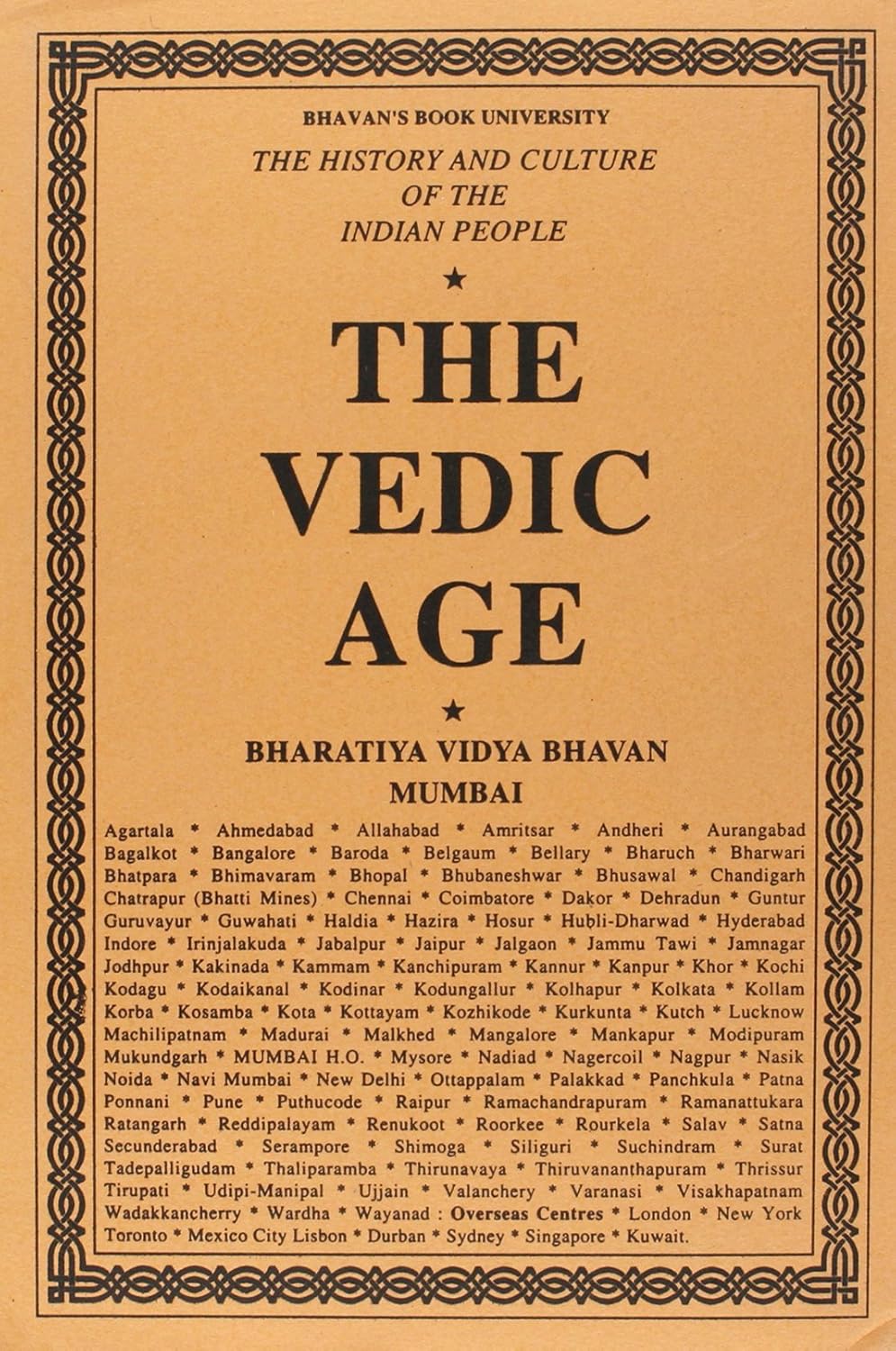 The History and Culture of the Indian People/volume 1/the Vedic Age