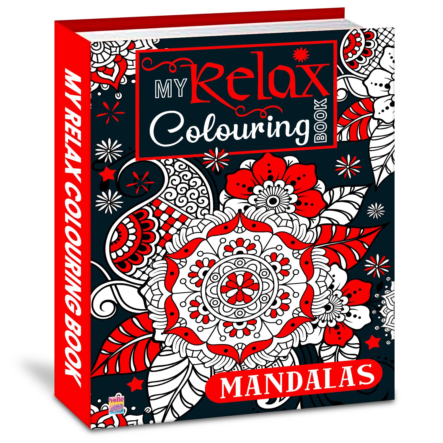 My Relax Mandala Colouring Book – Mandala Themed Coloring Activity Book for Kids – Fun and Creative - Ages 3+ Years: Red Villains Colouring__my Relax Colouring_mandalas