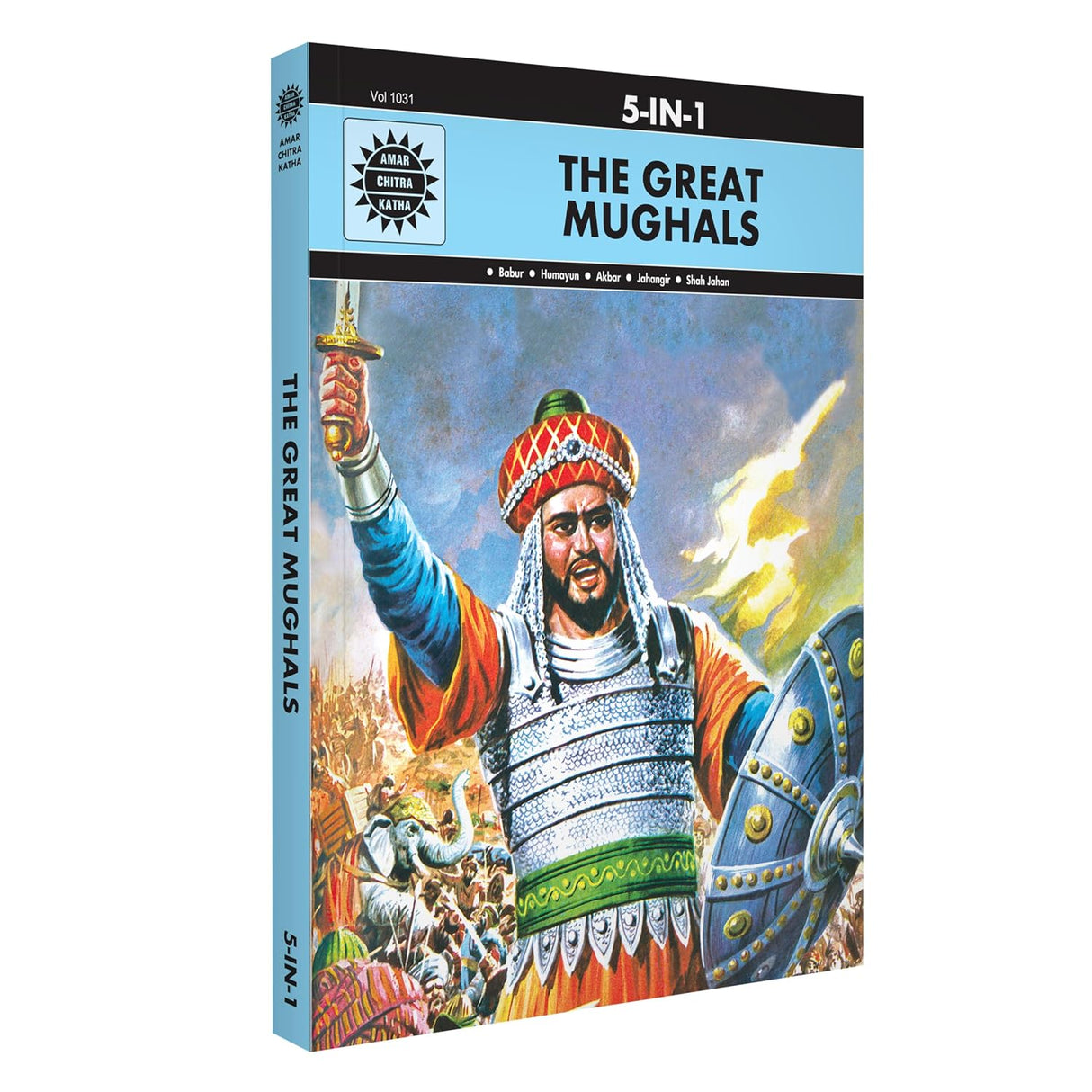 The Great Mughals 5 in 1 Series (English and Marathi Edition)