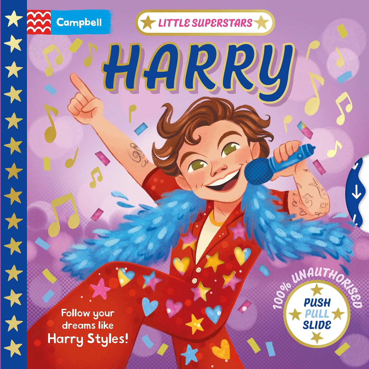 Little Superstars: Harry: a Push, Pull, Slide Book (little Superstars - Campbell)
