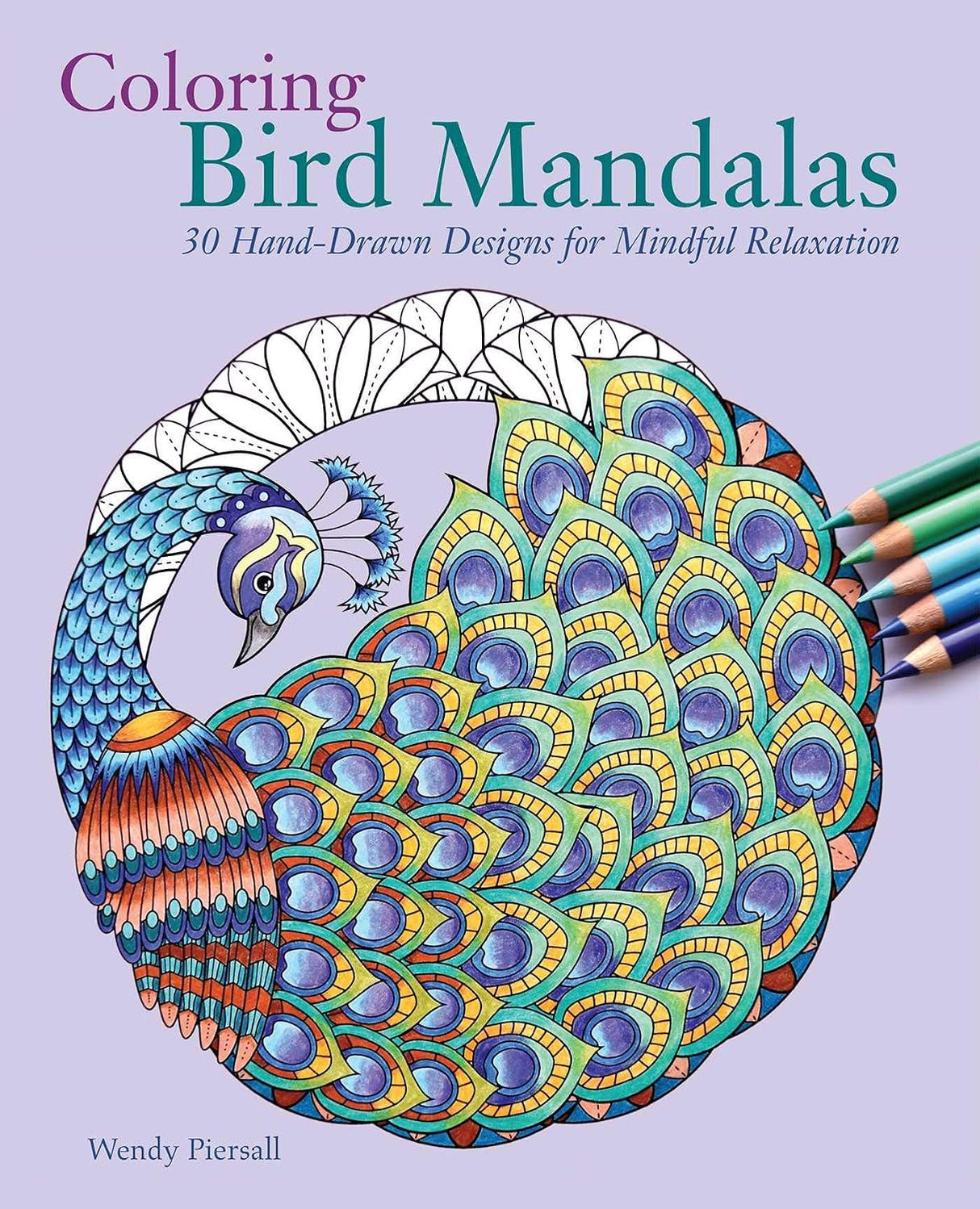 Coloring Bird Mandalas: 30 Hand-Drawn Designs for Mindful Relaxation