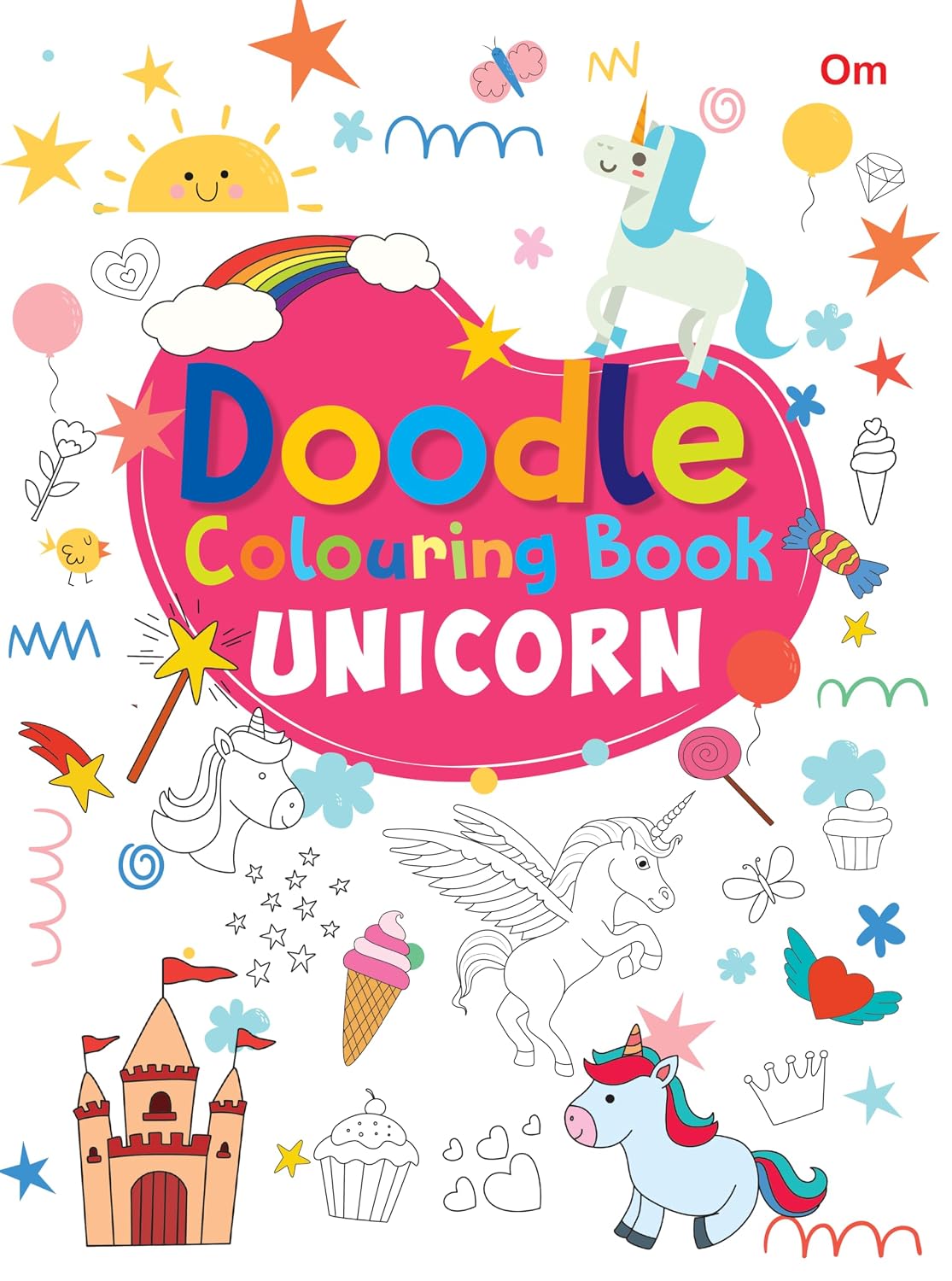 Doodle Colouring Book: Unicorn