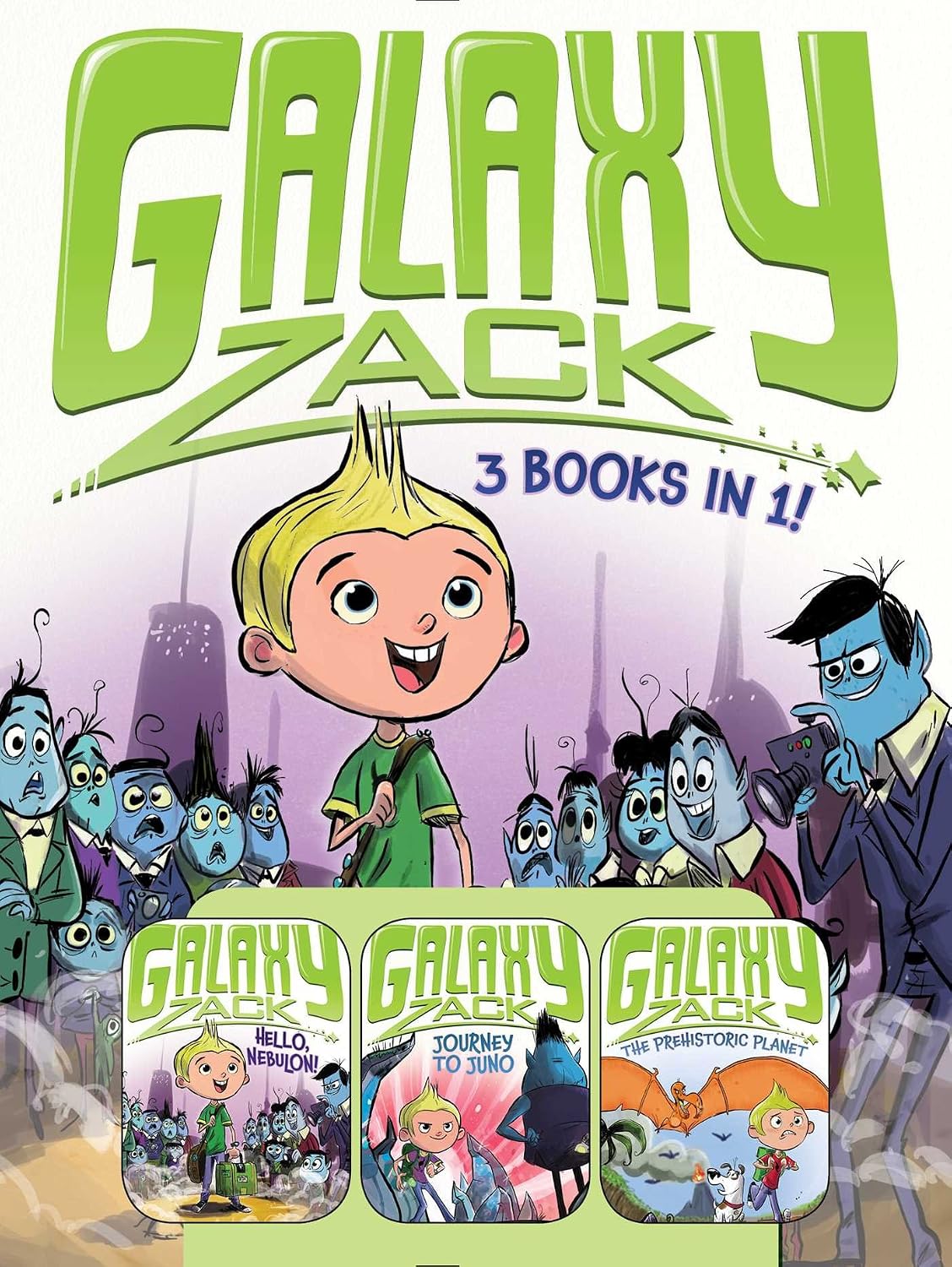Galaxy Zack: Hello, Nebulon! ; Journey to Juno ; The prehistoric planet