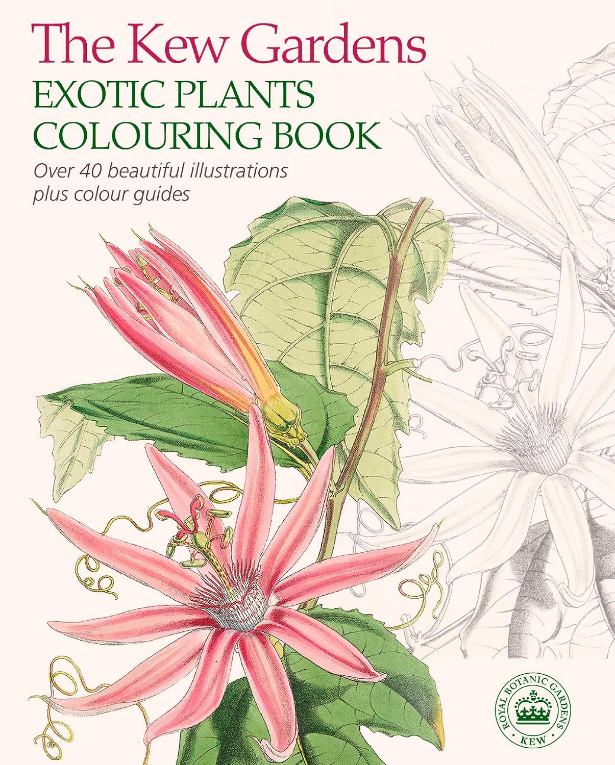The Kew Gardens Exotic Plants Colouring Book