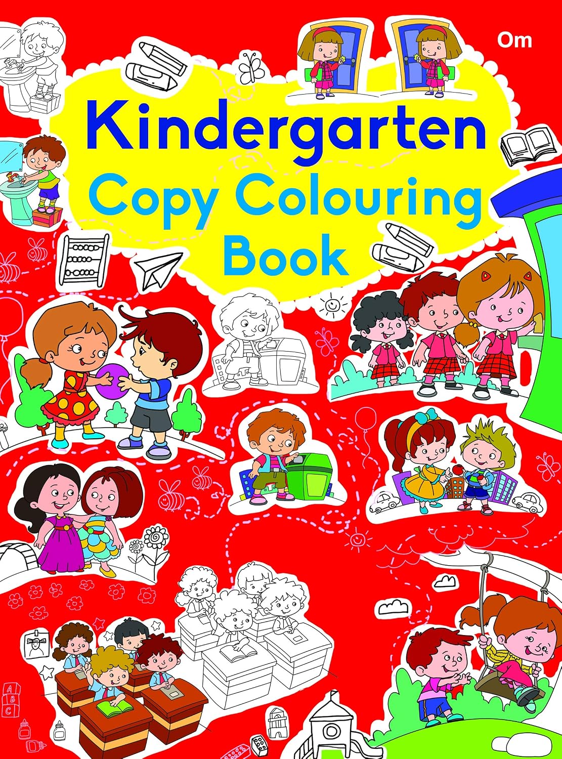 Copy Colouring Book: Kindergarten