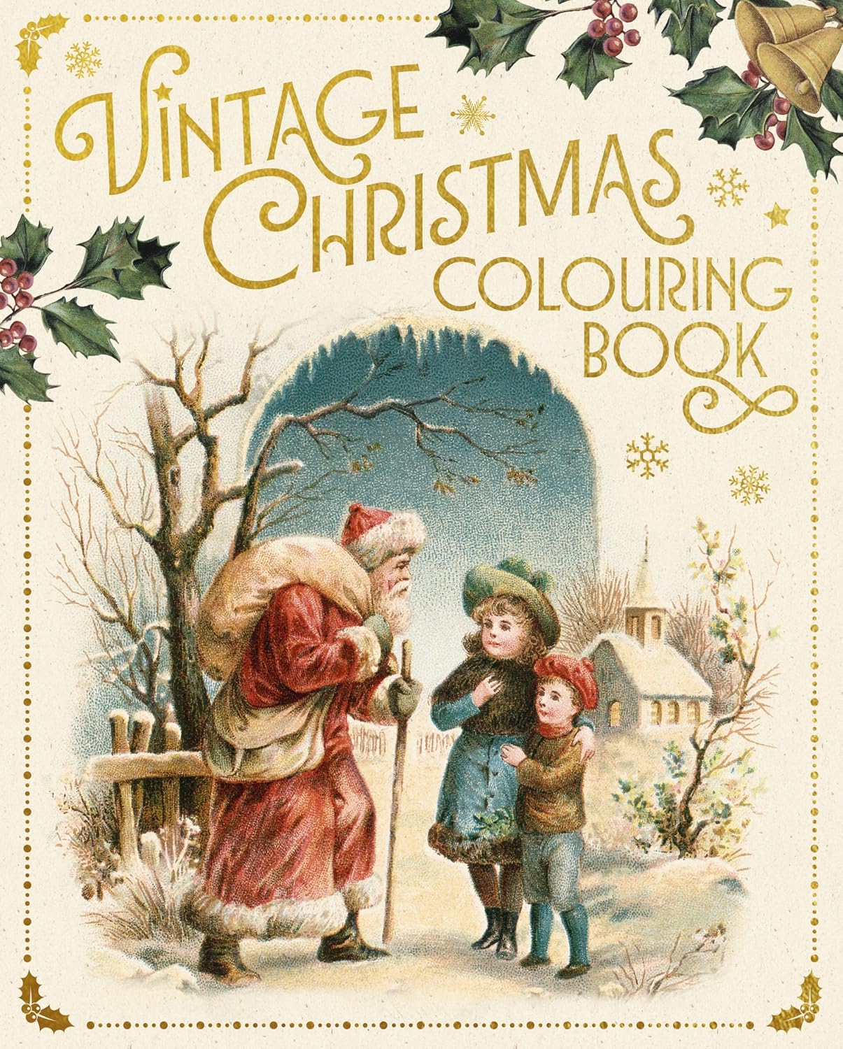 Vintage Christmas Colouring Book