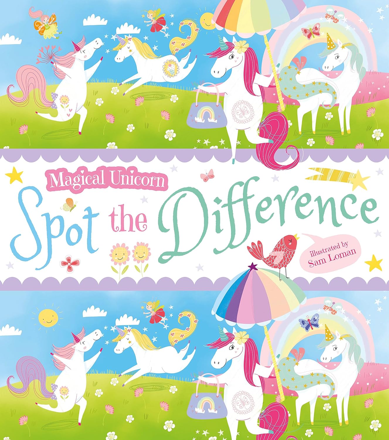 The Magical Unicorn Spot the Difference Activity Book