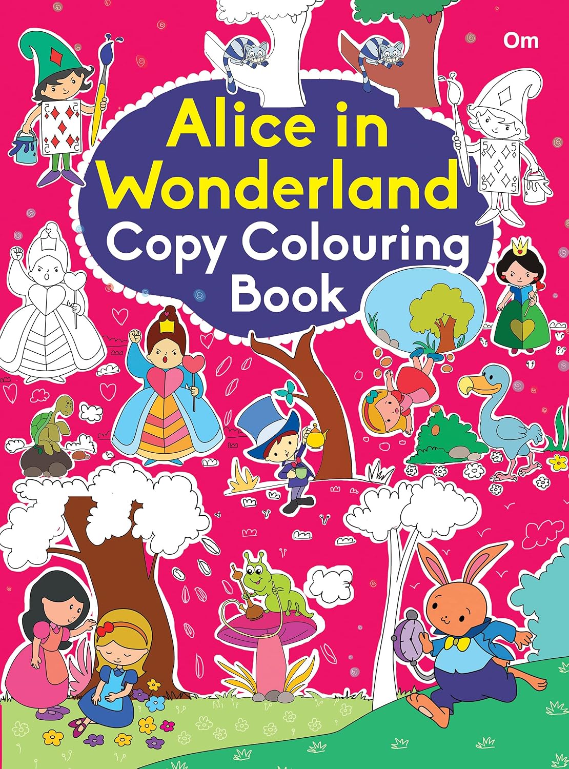 Colouring Book : Copy Colouring Book Alice in Wonderland (colouring Book for Kids)