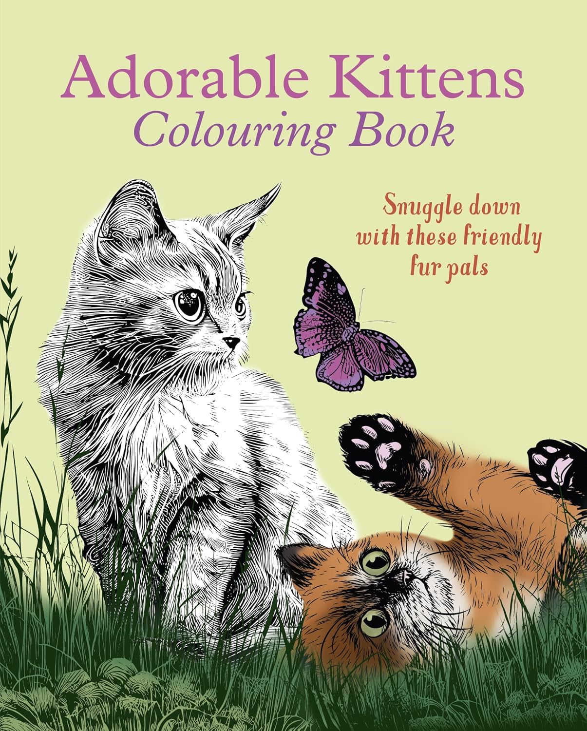 Adorable Kittens Colouring Book: Snuggle Down with These Friendly Fur Pals