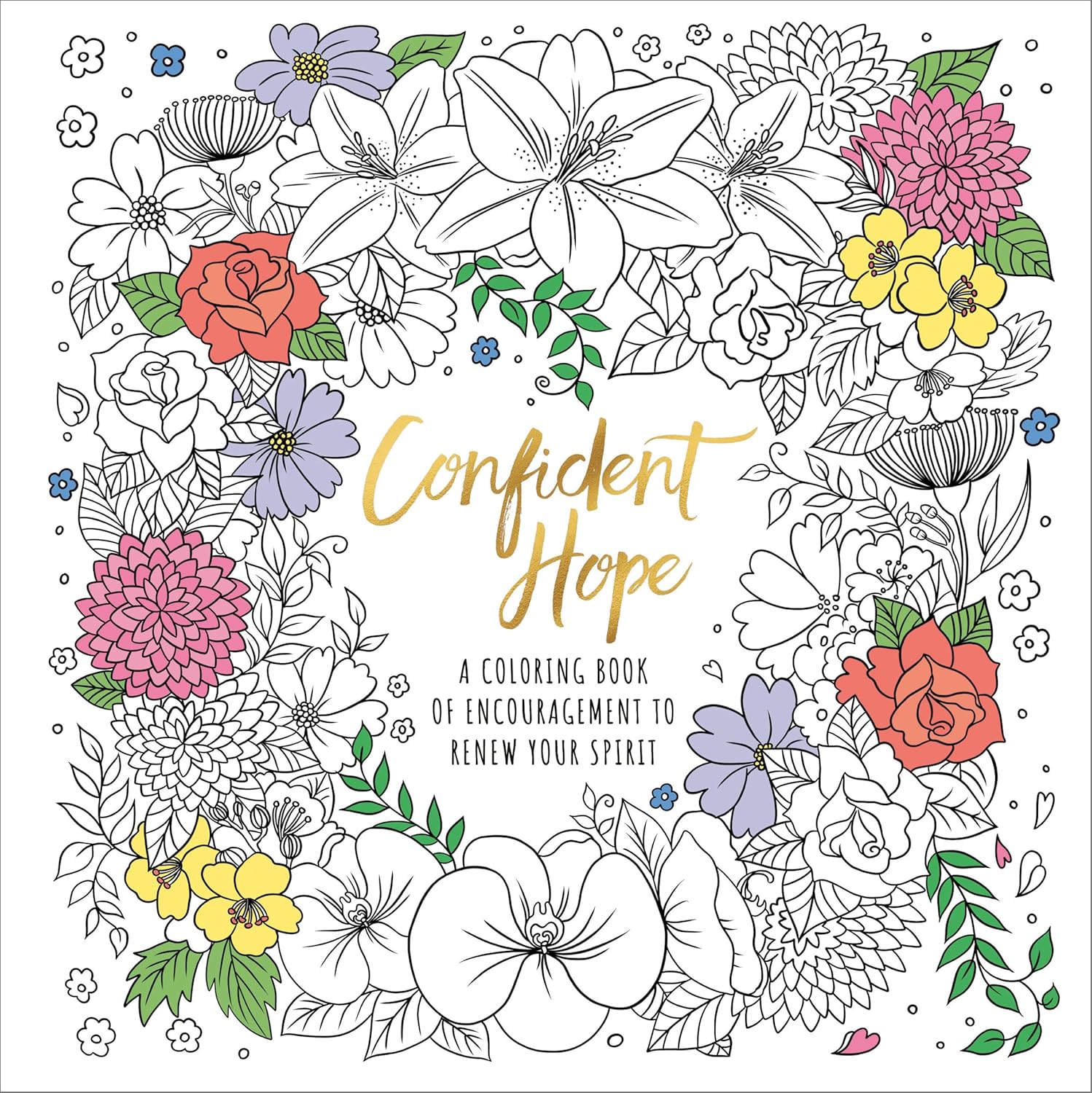 Confident Hope: a Coloring Book of Encouragement to Renew Your Spirit
