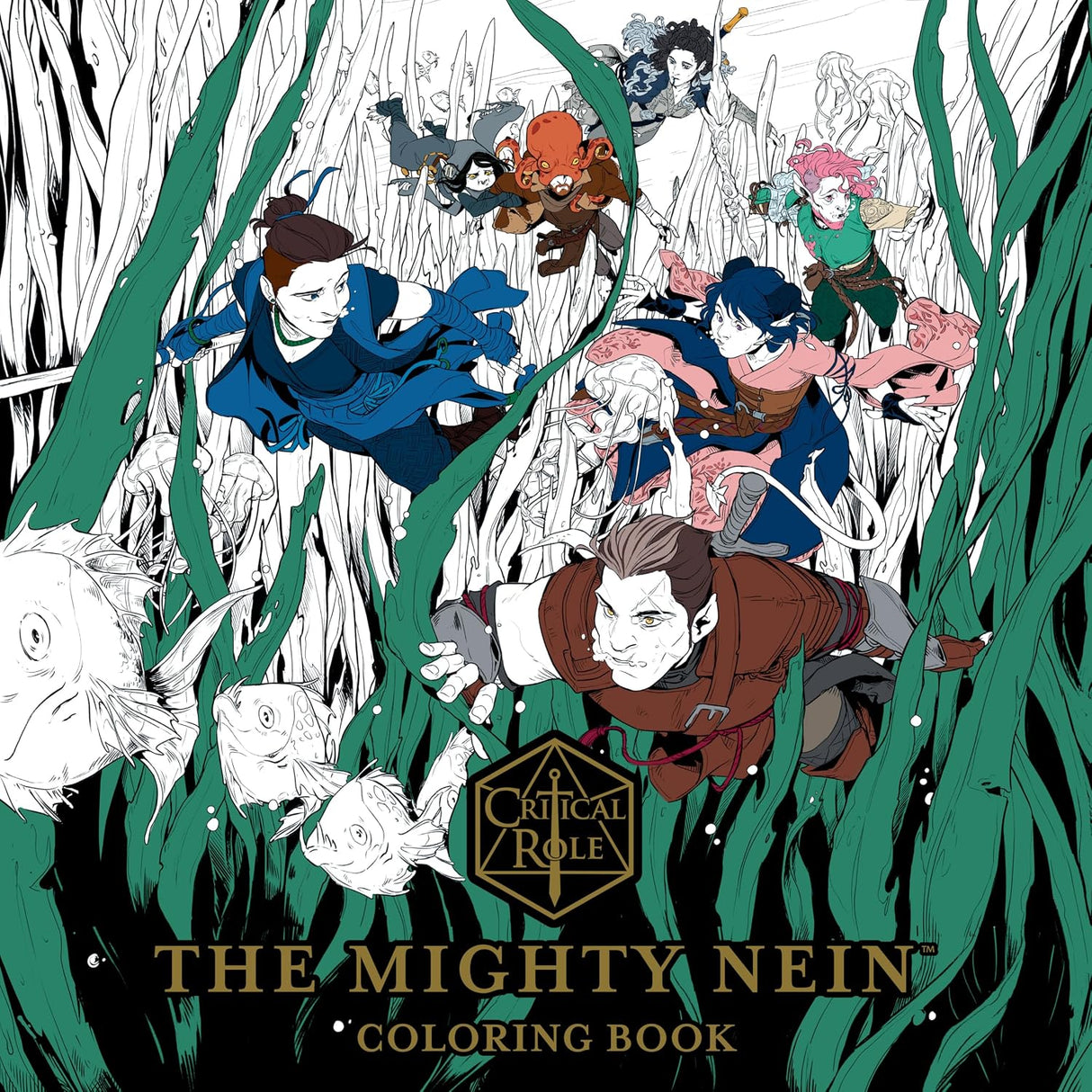 Critical Role: the Mighty Nein Coloring Book