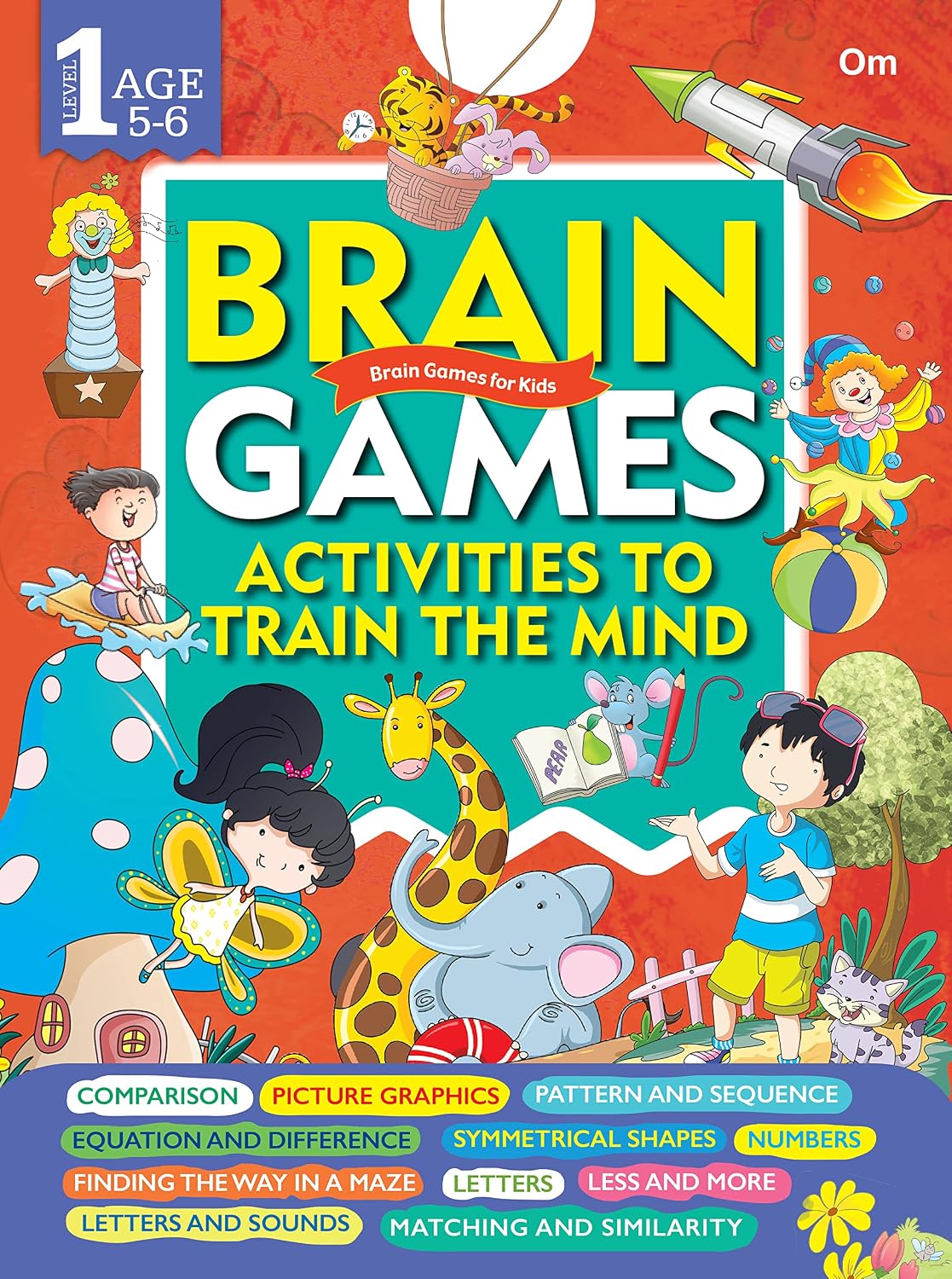 Brain Booster Activity Book for Kids: 200+ Fun Activities for Ages 5–6