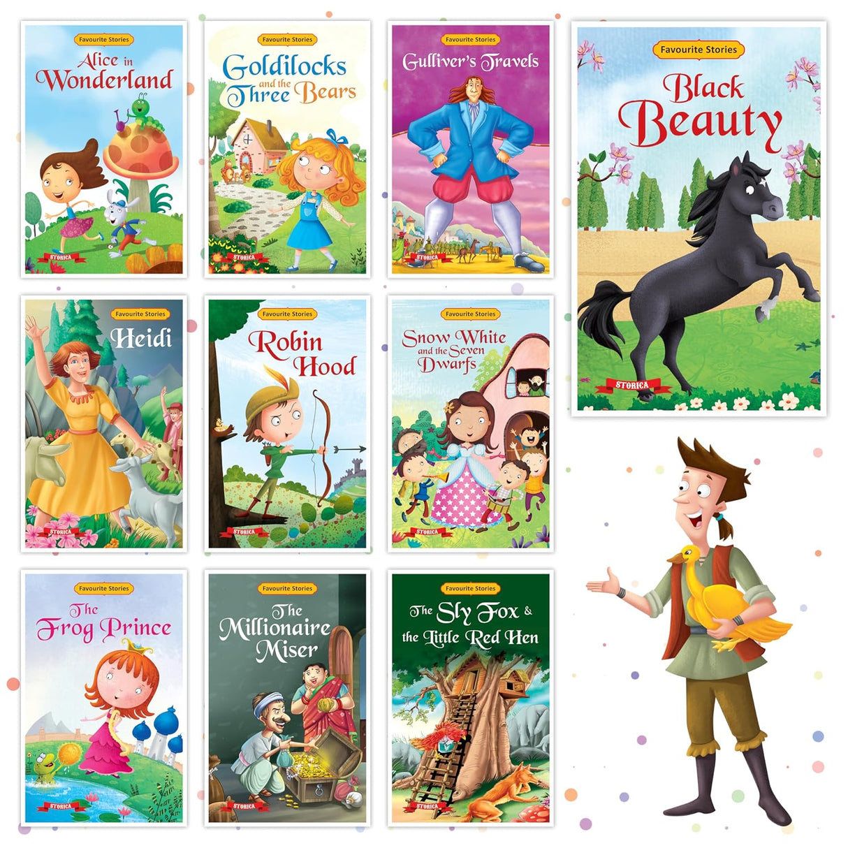 Set of 10 Favourite Stories Books for Kids