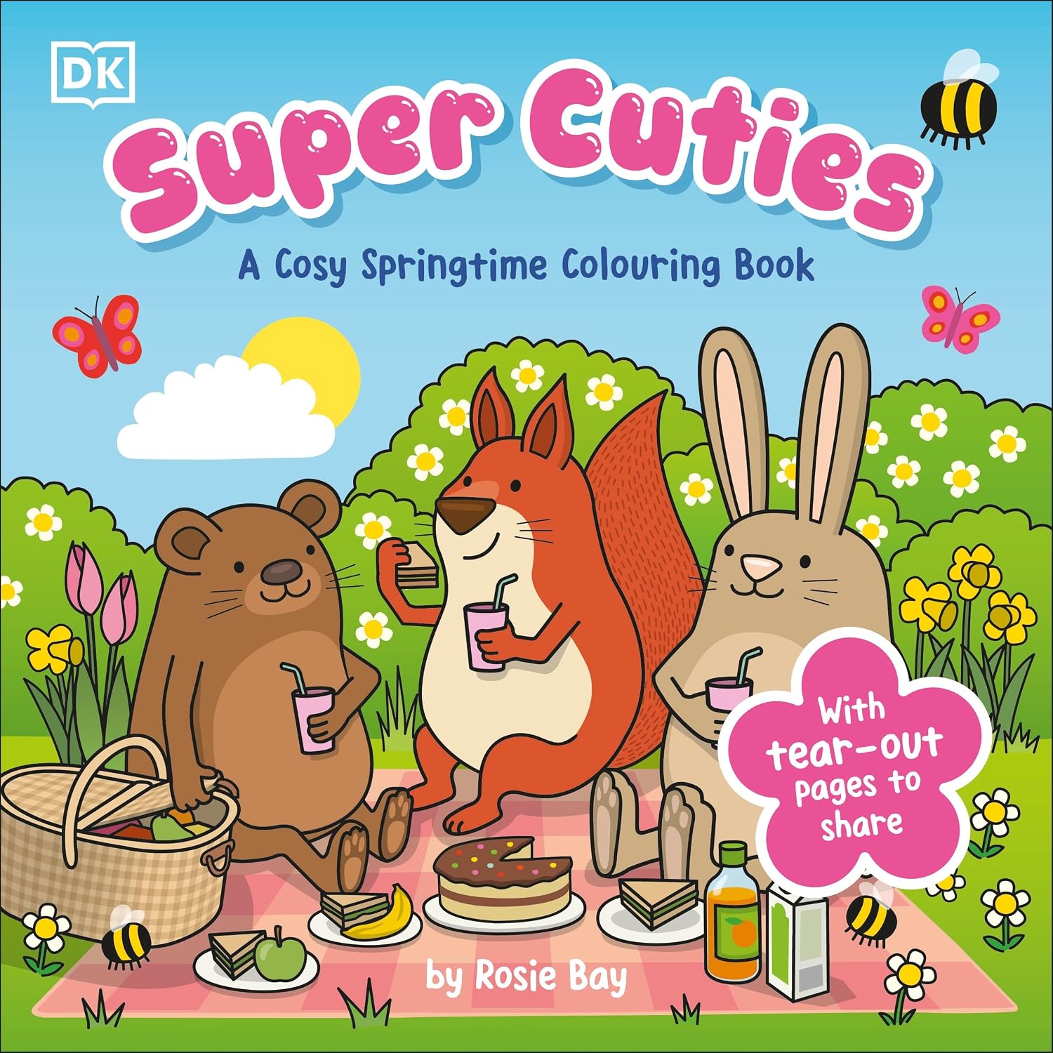 Super Cuties: A Cosy Springtime Colouring Book