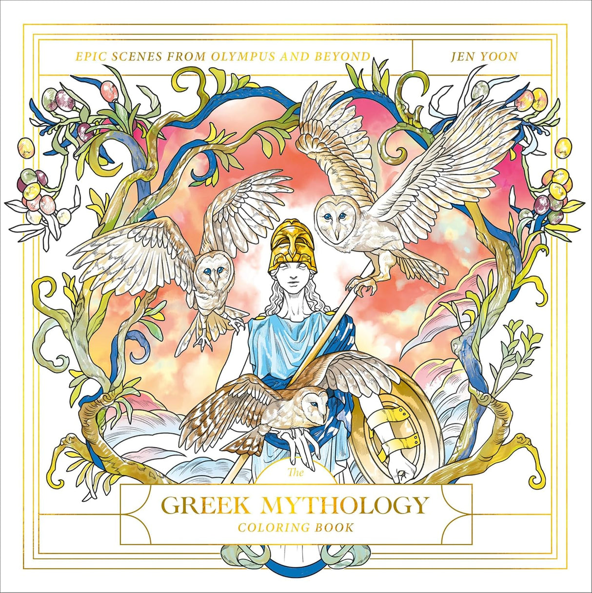 Greek Mythology Coloring Book: Epic Scenes from Olympus and Beyond
