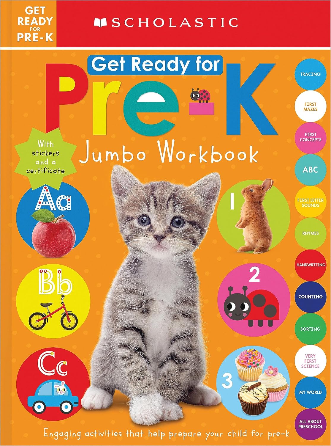 Get Ready for Pre-K Jumbo Workbook: Scholastic Early Learners