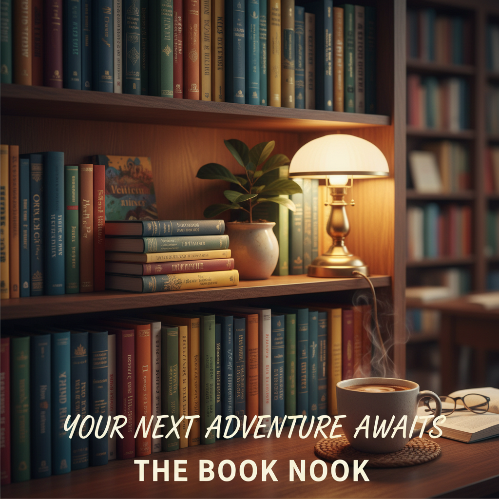 Cozy Bookshelf Promotion Image