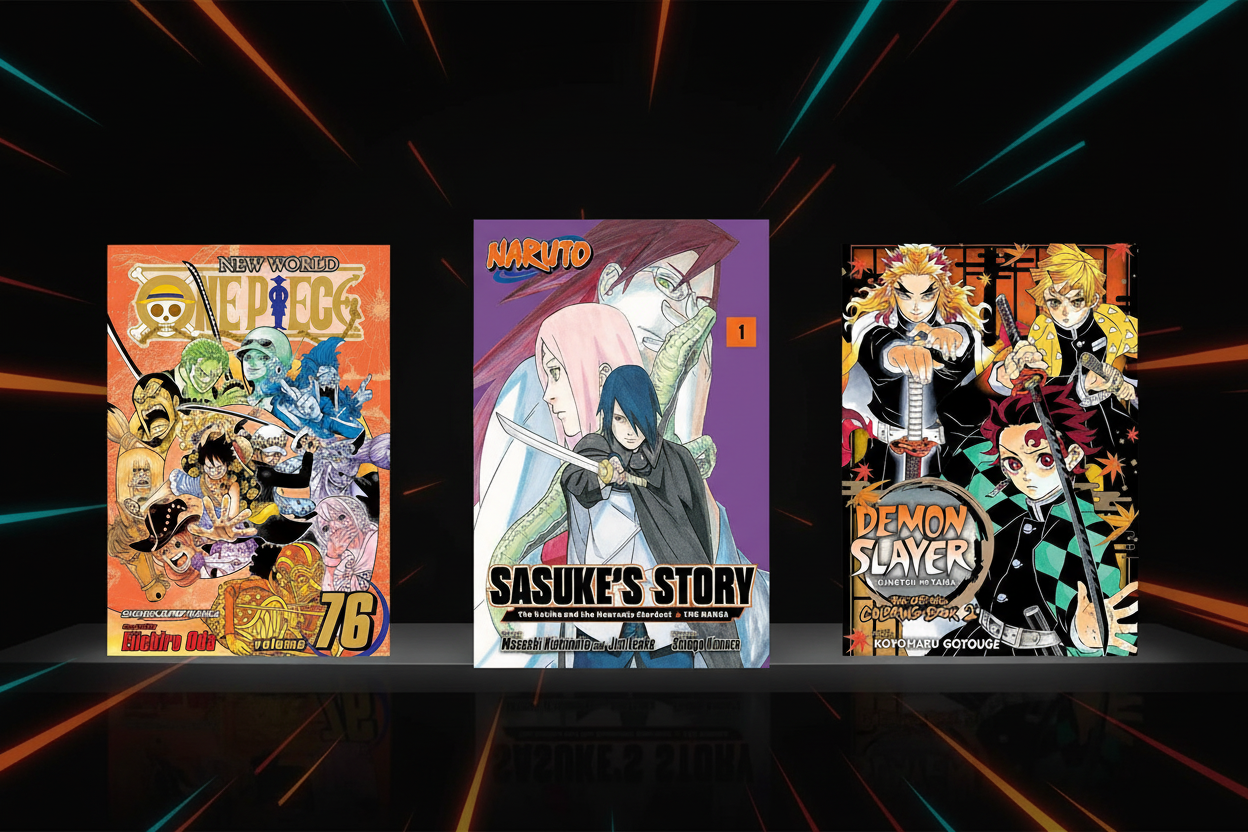 One Piece Naruto Demon Slayer — Wide