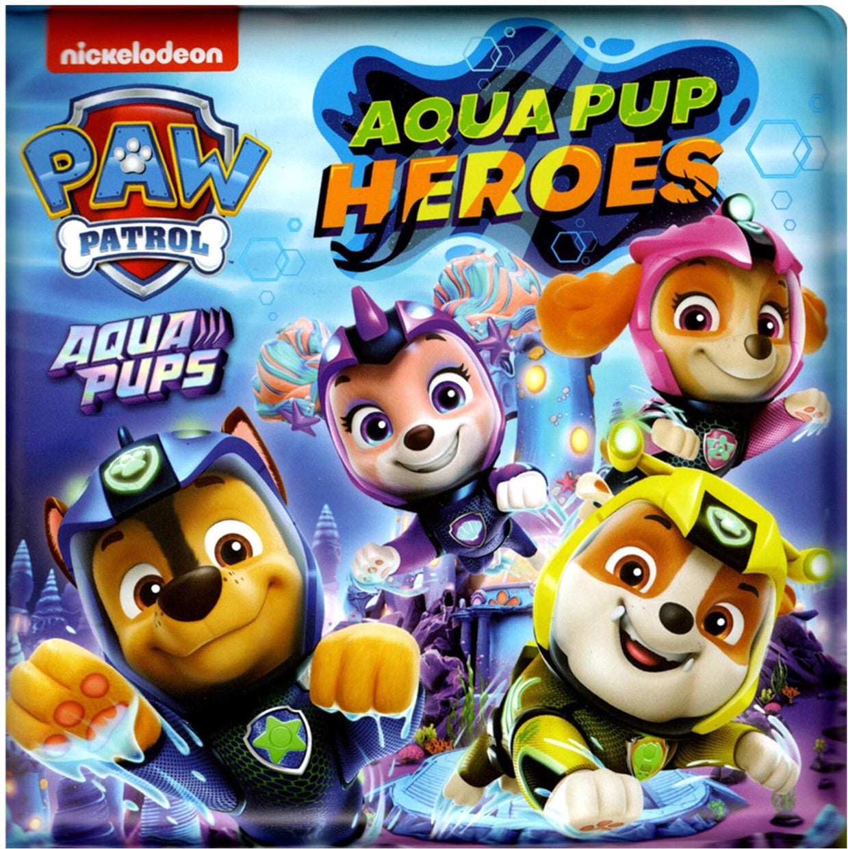 Paw Patrol Bath Book Aqua Pup Heroes [board Book] Parragon