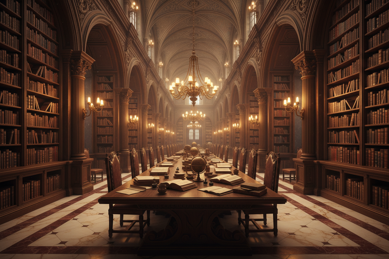 Rich Library Background