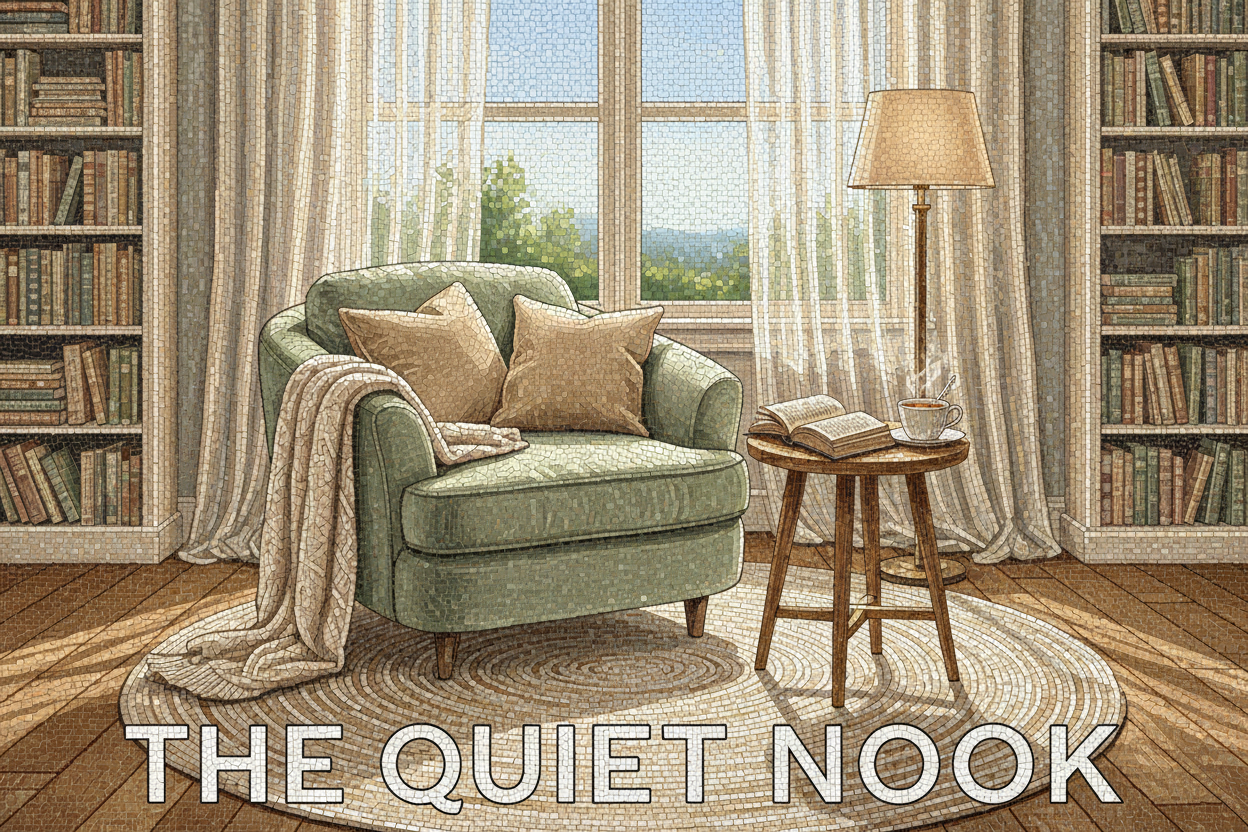 Soothing Reading Nook Mosaic Image