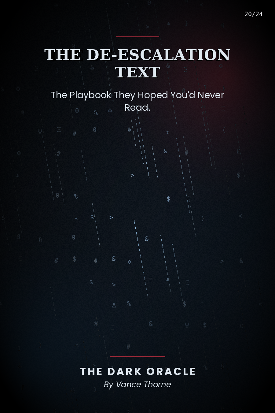 The De-Escalation Text cover